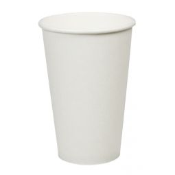 Cup single wall  12 oz white