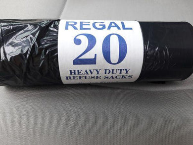 Bin bag 20/1 black on roll 750*850mm