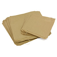 Paper bags strung brown 6x6 to 13x14